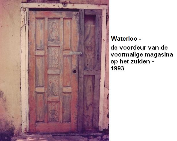 29. Voordeur Waterloo  1993